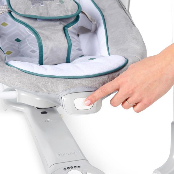 Houpačka konvertibilní vibrující s melodií Nash 2 v 1, 0 m+ do 9 kg Ingenuity