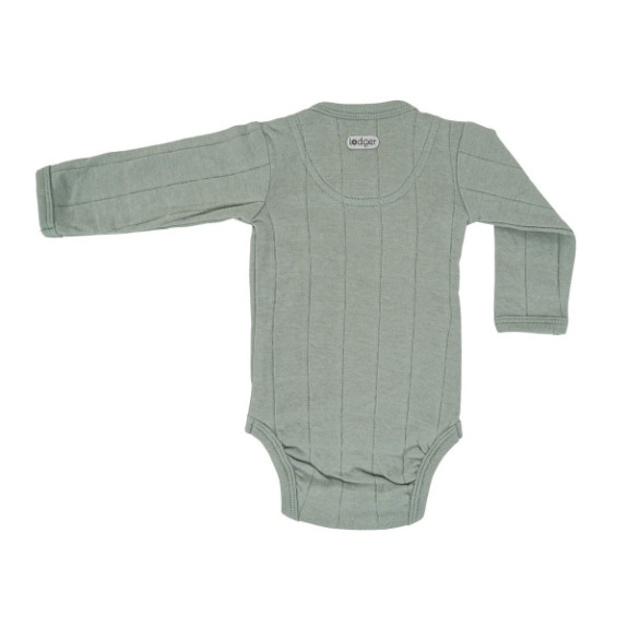 Hydrofilní zavinovací body s dlouhým rukávem Romper Tribe Silt Green Lodger