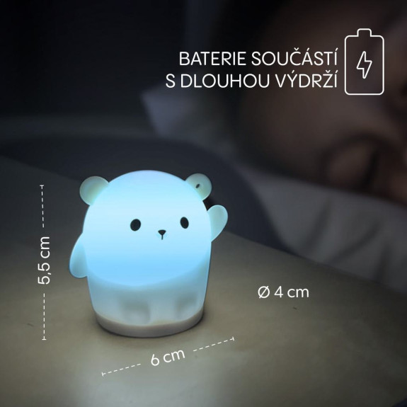 Silikonové závěsné LED světýlko Zopa