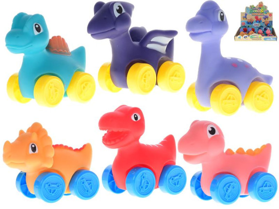 Dinosaurus 7 cm jezdící volný chod 18 m+