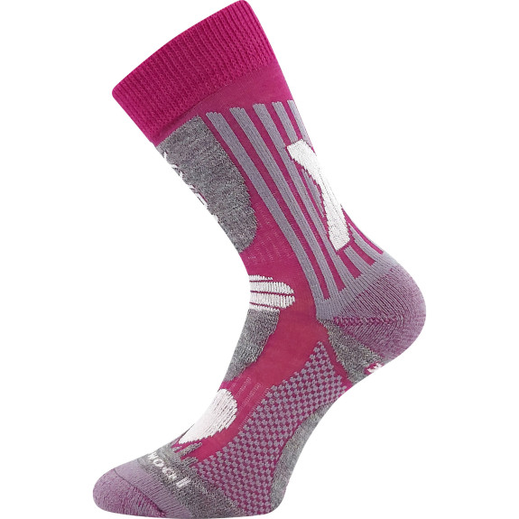 Ponožky dětské thermo Vision merino se stříbrem Fuxia