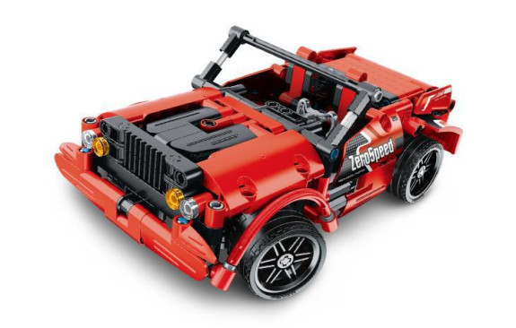 Stavebnice auto RC 2 v 1 na baterie 2,4 GHz 351dílků iM.Master