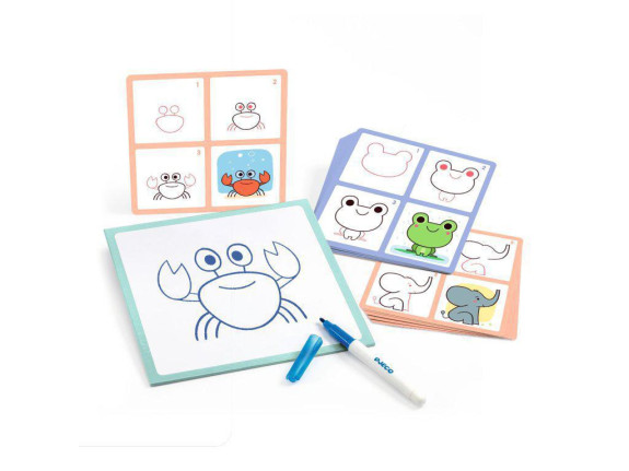 Kreslení Step by step Mláďátka Djeco