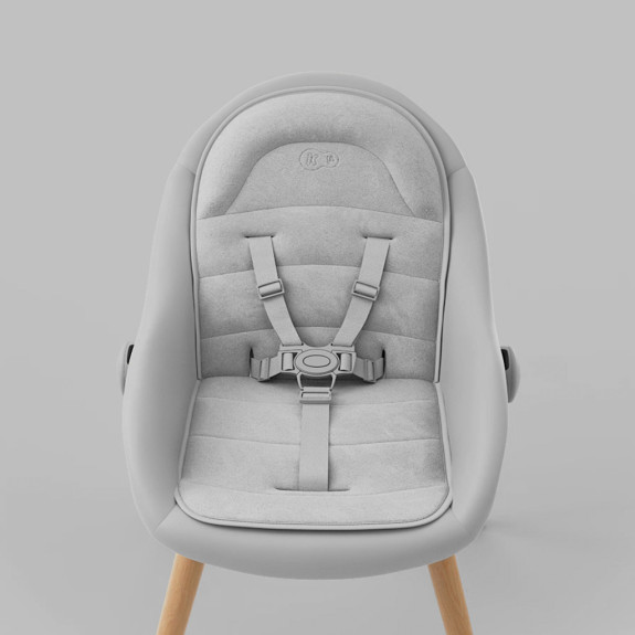 Jídelní židlička a lehátko Fini Up 2 v 1 Grey Kinderkraft