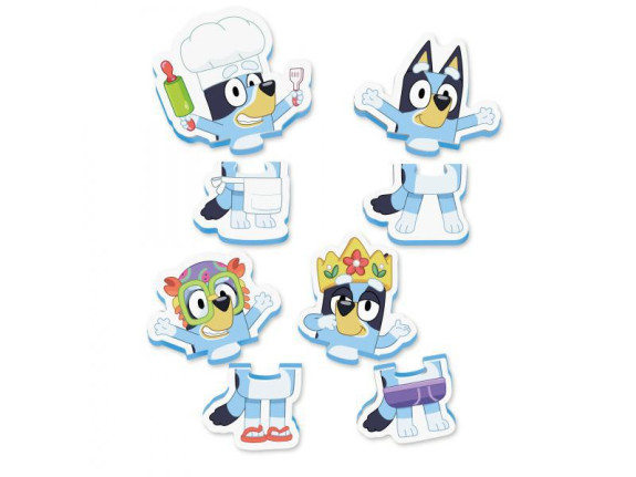 Bluey puzzle vodolepky do vany Toomies