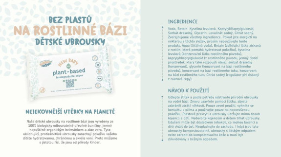 Výhodné balení 12 ks -Bylinné vlhčené ubrousky s heřmánkem a aloe vera 56 ks Jackson reece