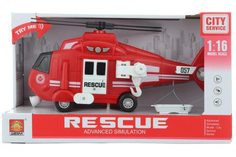 Helikoptéra hasiči na baterie