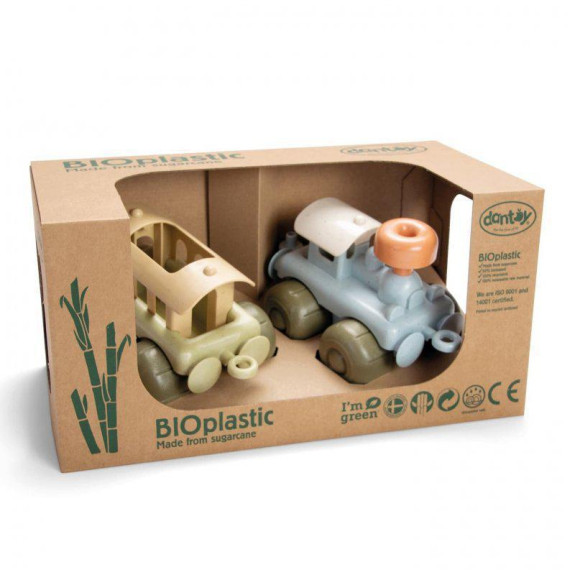 BIOplastic sada vláčků 2 ks 24m+