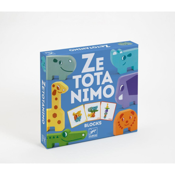 Djeco Puzzlové kostky zvířatka ze Zoo