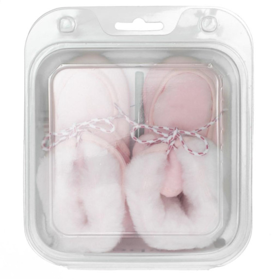 Kojenecké zimní capáčky New Baby růžové