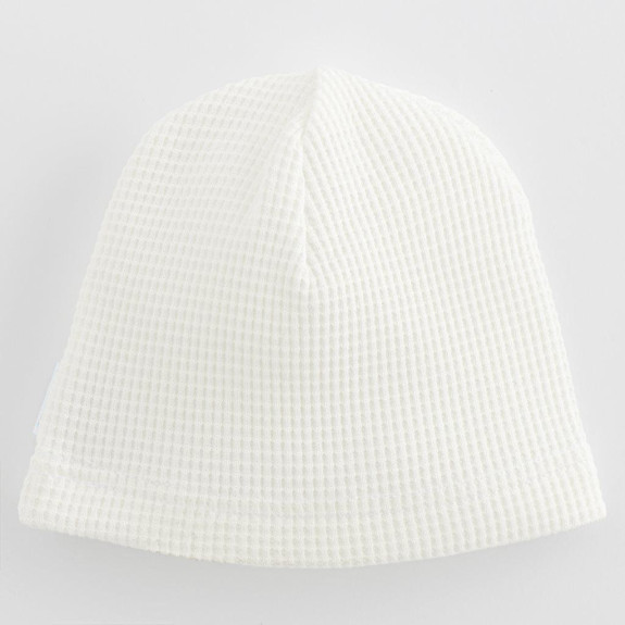 Kojenecká bavlněná čepička New Baby Luxury clothing bílá