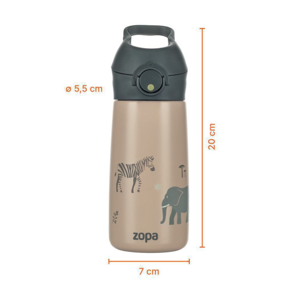 Termoska na pití s pítkem 400 ml Zopa