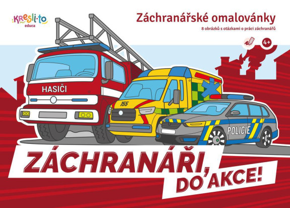 Omalovánky Záchranáři - Do akce!