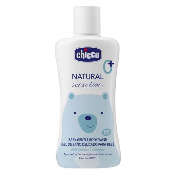 Sprchový gel s aloe a heřmánkem Natural Sensation 200 ml, 0 m+ Chicco