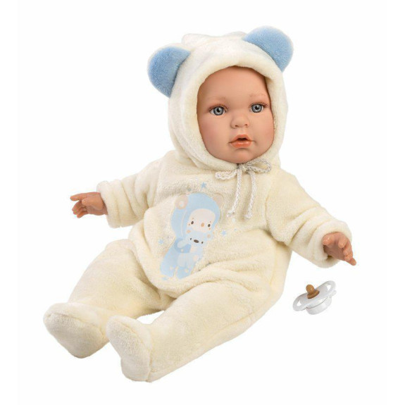 BABY ENZO 14207 Llorens - Realistická panenka s měkkým tělem 42 cm