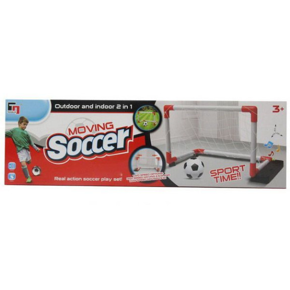 Fotbal set s pohyblivou brankou 62x42 cm
