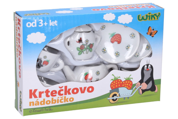 Čajová porcelánová souprava Krtek