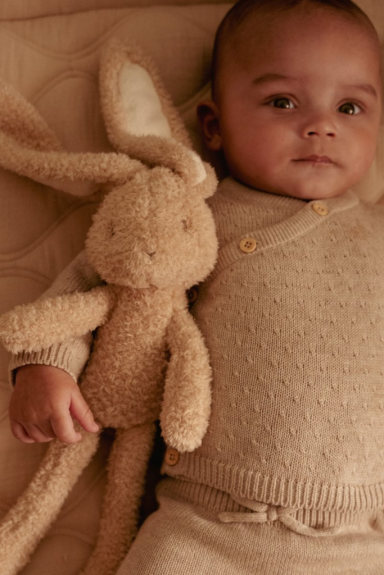 Králíček plyšový 32 cm Newborn Naturals Little Dutch