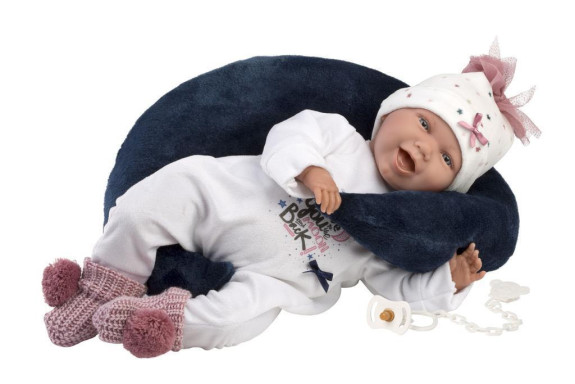 New Born 74050 Llorens - realistická panenka se zvuky 42 cm