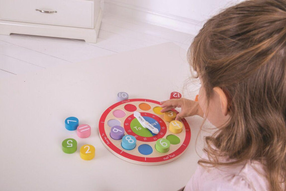 Edukativní hodiny anglické Bigjigs Toys
