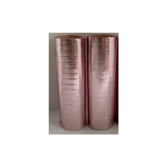 Serpentýny metalické rose gold 2 ks