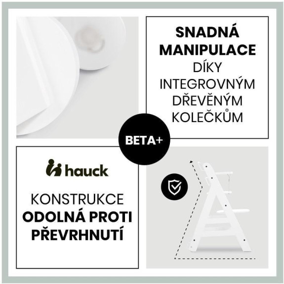 Dřevěná židle Beta+ B Hauck