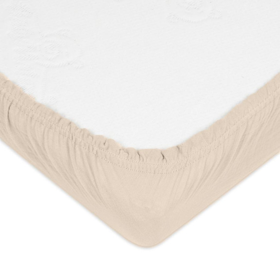 Mušelínové prostěradlo s gumou 60 x 120 cm BabyMatex
