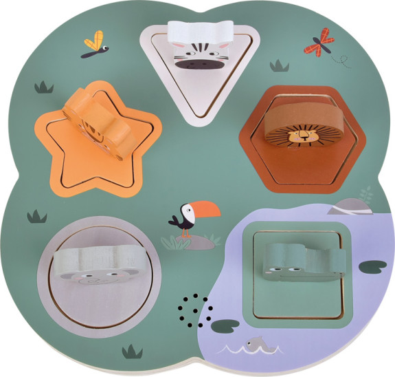 3D puzzle se zvuky zvířat Safari small foot