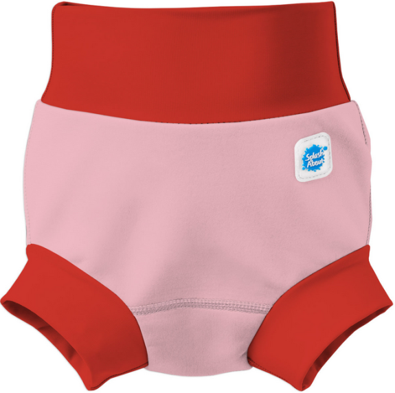 Plavky Happy Nappy DUO - Pink/Red 