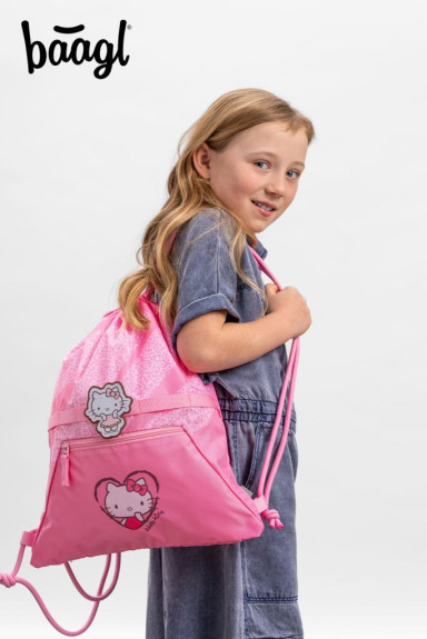Set 5 Zippy Plus Hello Kitty Sweet Leopard: aktovka, penál, sáček, zástěra, peněženk Baagl