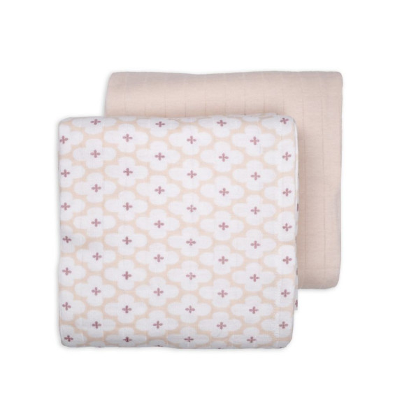 Swaddler Solid Matcha 2balení 110 x 110 cm Lodger