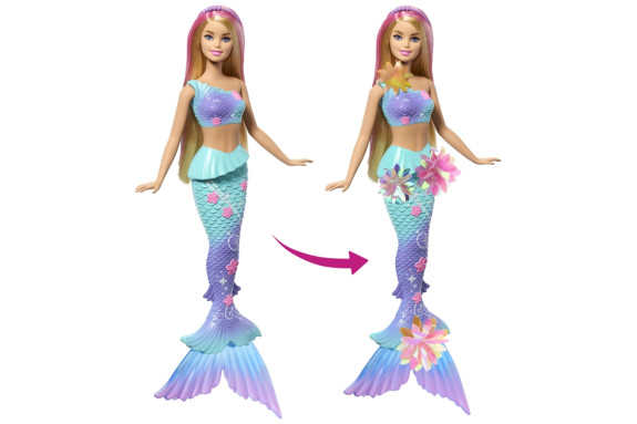 Barbie Kouzelná květinová mořská víla - Blondýnka