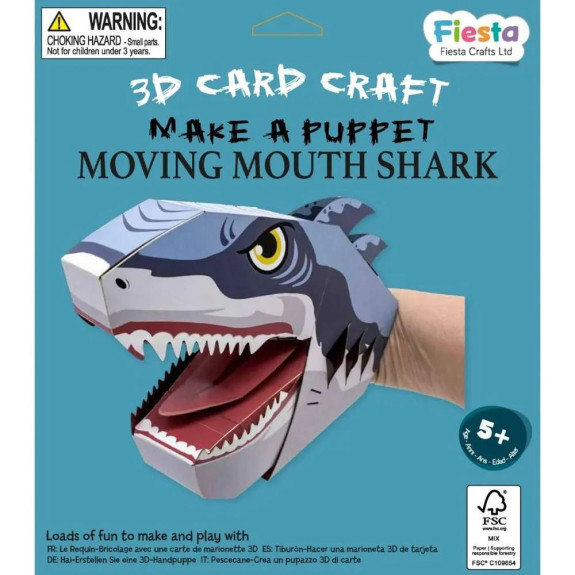 Kreativní sada 3D loutka Žralok Fiesta Crafts