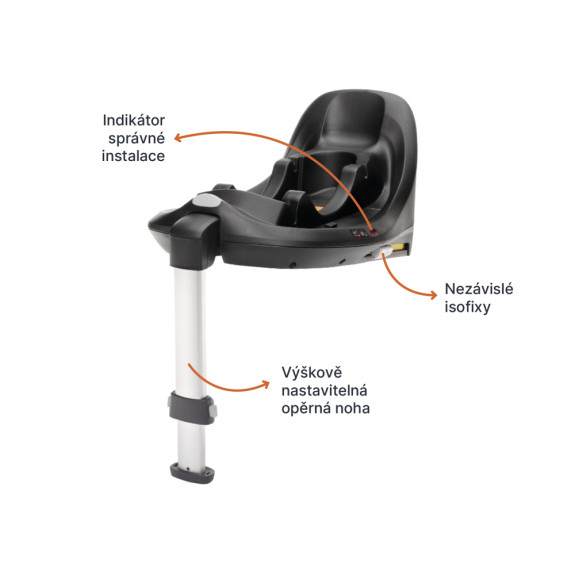 Autosedačka XM Plus i-Size bundle Zopa