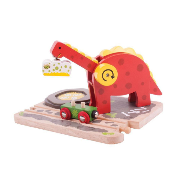Dinosauří jeřáb Bigjigs Rail