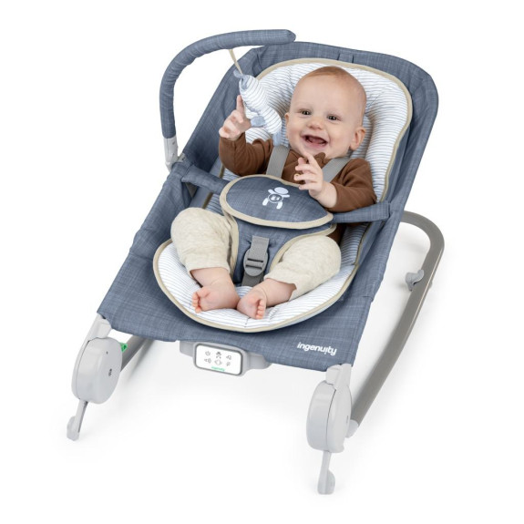 Lehátko masážní vibrující s melodií Happy Belly™ do 9 kg Ingenuity