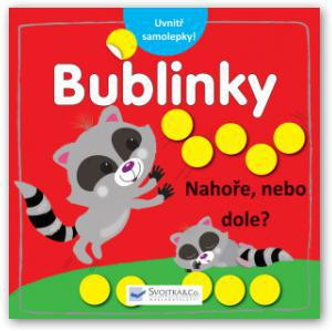 Výtvarná knížka se samolepkami - Nahoře, nebo dole? – Bublinky