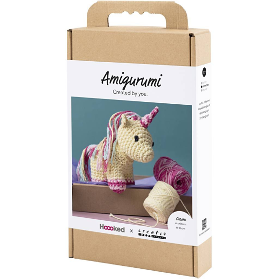 Sada na háčkování jednorožec Amigurumi