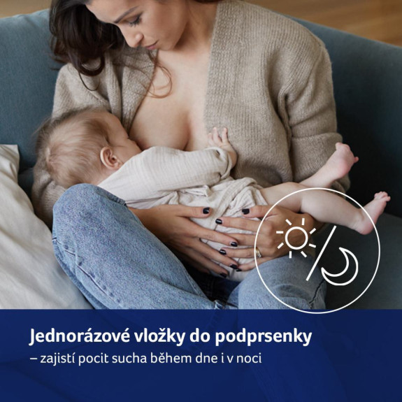 Vložky do podprsenky antibakteriální Discreet Elegance 20 ks černé Lovi