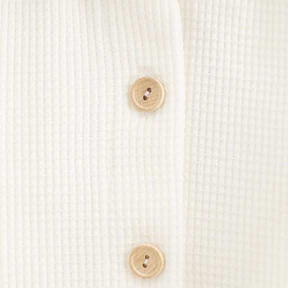 Kojenecký kabátek na knoflíky New Baby Luxury clothing Oliver bílý