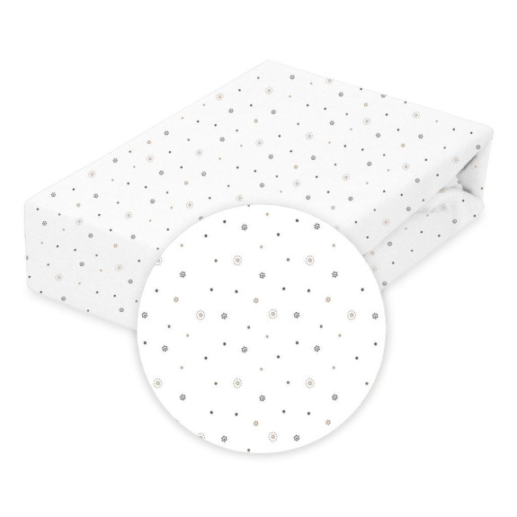 Nepromokavé prostěradlo jersey Print 70 x 140 cm Babymatex