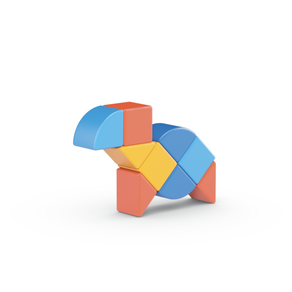 Geomag Magicube Shapes 9 dílků