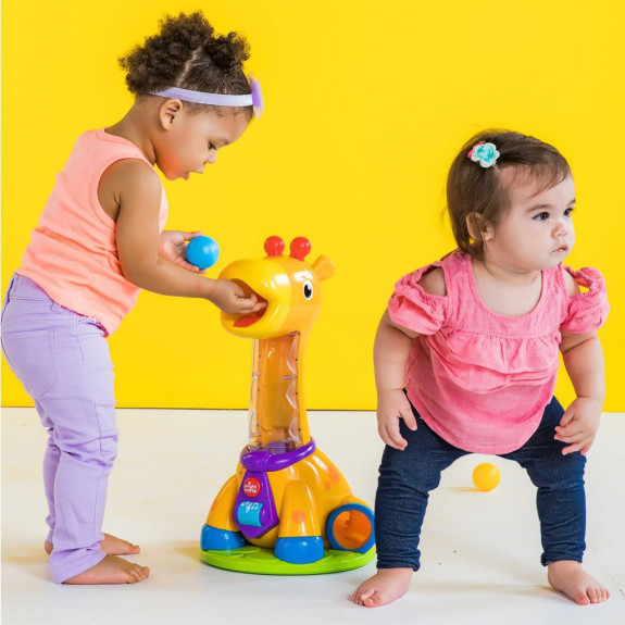 Hračka hudební žirafa Spin & Giggle™ 12 m+ Bright Starts