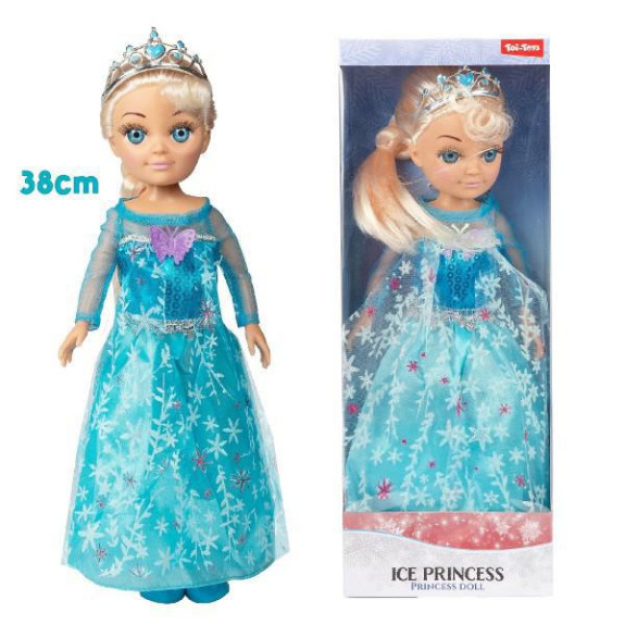 Panenka ledová/zimní princezna 38 cm