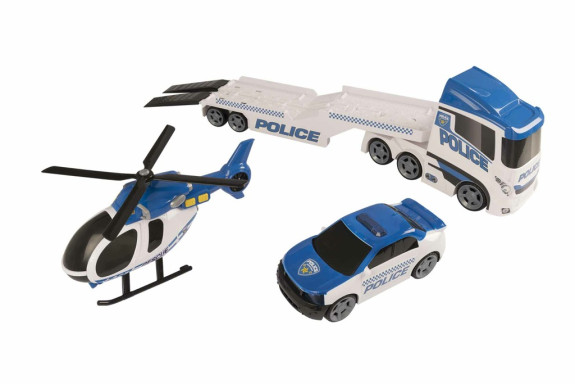 Policejní přeprava helikoptéry se zvukem a světlem Teamsterz