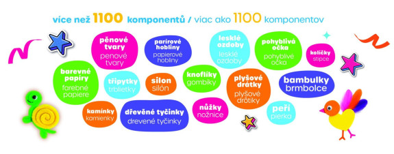 Tvořivá sada created v plastové tašce