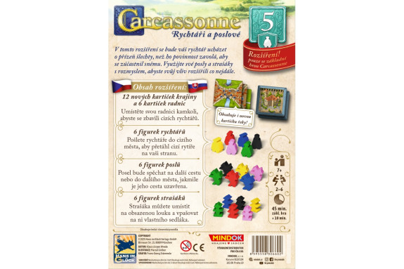 Carcassonne 5. rozšíření: Rychtáři a poslové (2025)