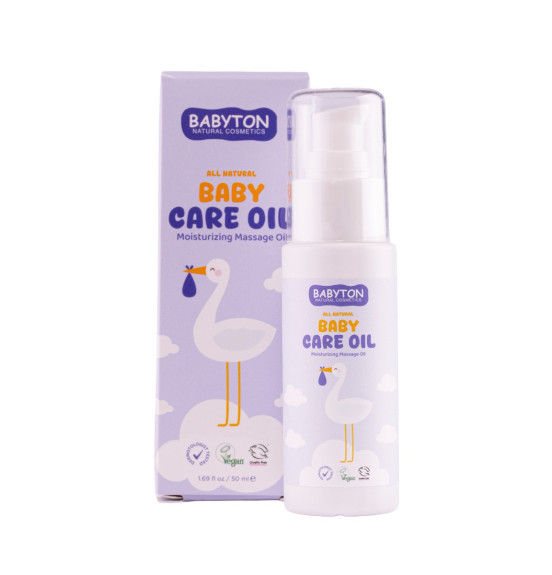 Přírodní pečující olej Baby 50 ml Babyton