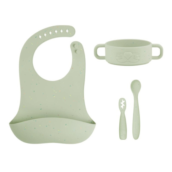Silikonová jídelní sada Baby First meal set Mini Babymoov