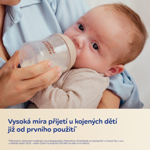 Láhev antikoliková Natural Shape 330 ml Canpol babies